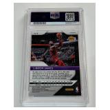 LeBron James PSA 8 NM-MT Slab 2018 Silver Prizm #6 Basketball Card