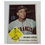 Orlando Cepeda 1963 Fleer #64 Vintage Baseball Card
