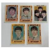 The Beatles Vintage 5 Stamp Collection