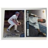 Derek Jeter and Adrian Beltre Rookie Baseball Cards