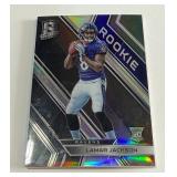 LaMar Jackson /99 RC 2018 Spectra #132 Rookie Football Card Numbered 27/99