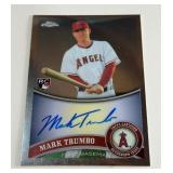 Mark Trumbo RC On-Card Auto 2011 Topps Chrome #178 Rookie Baseball Card
