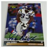 John Randle Auto /2400 1995 ProLine Classic Numbered 2040/2400AP Minnesota Vikings Football Card