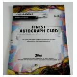 John Randle Auto /99 2024 Topps Finest #FA-JR Numbered 92/99 Minnesota Vikings Football Card