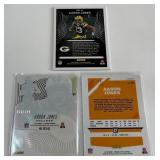 (3) Aaron Jones Numbered Football Cards - /79, /399, /499 - Minnesota Vikings and Green Bay Packers