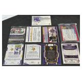 (9) Minnesota Vikings Football Cards - Numbered, Relics, and More - Ingram /49, Barr /249, Bynum /99, Rudolph RC /575 and More!