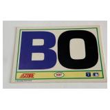 Bo Jackson Iconic Shoulderpads 1990 Score #697 Baseball Card