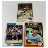 (3) Harmon Killebrew Vintage Card Lot - 1973, 1974, 1975 Minnesota Twins