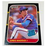 Greg Maddux RC 1987 Donruss Rated Rookie #36 Baseball Card