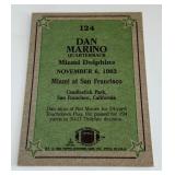 Dan Marino Rookie Year 1984 Topps #124 Vintage Football Card