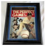 Yogi Berra and Don Larsen Autographed Baseball and Shawowbox Piece - "The Perfect Game" w/ COA - New York Yankees Baseball