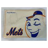 Tom Seaver Autographed New York Mets Vintage Baseball Post Card