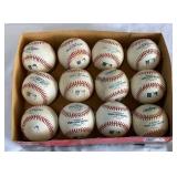 (12) Rawlings OMLB Selig Baseballs - Used / Practice - Box 1