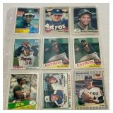 (10) Nolan Ryan and Rickey Henderson Basbeall Carda 1978-1989