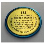 Mickey Mantle 1964 Topps All-Stars Vintage Baseball Coin #131