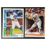 Pete Alonso 2-Card Rookie Baseball Card Lot