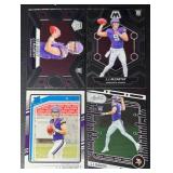 JJ McCarthy 4-Card Minnesota Vikings Rookie Football Card Lot