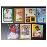 7-Card Auto/Relic Baseball Card Lot