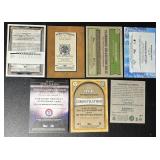 7-Card Auto/Relic Baseball Card Lot