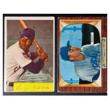 Luke Easter & Steve Bilko 2-Card Vintage Baseball Card Lot