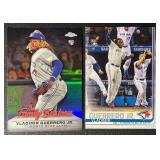 Vladimir Guerrero Jr. 2-Card Rookie Baseball Card Lot