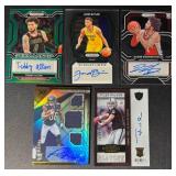 5-Card Football/Basketball Auto Card Lot