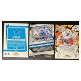 3-Card Amon-Ra St. Brown & Calvin Johnson Football Card Lot (Amon-Ra RC!)