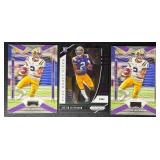 Justin Jefferson 3-Card Minnesota Vikings Rookie Football Card Lot