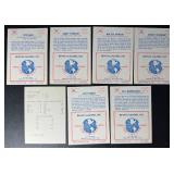 7-Card 1984 Baseball Card Lot