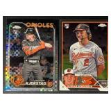 2-Card Baltimore Orioles Star Rookie Baseball Card Lot
