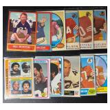 12-Card Vintage Football Card Lot