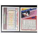 Kirby Puckett 2-Card Minnesota Twins Baseball Card Lot