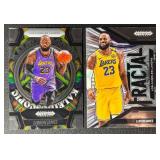 LeBron James 2-Card Insert Basketball Card Lot