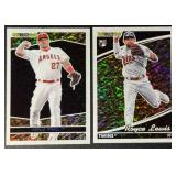 Royce Lewis & Mike Trout 2-Card Topps Gold Baseball Card Lot