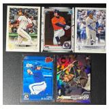 5-Card Star Rookie Baseball Card Lot
