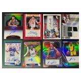 8-Card Basketball/Football Auto Card Lot