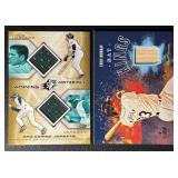 2-Card Relic Baseball Card Lot