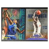 Kevin Garnett 2-Card Minnesota Timberwolves Rookie Basketball Card Lot (2)
