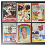 6-Card Vintage HOF Baseball Card Lot