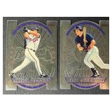 2-Card 1996 Bowman Best Cuts Insert Baseball Card Lot