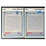 Barry Sanders & Emmitt Smith 1991 Game Breakers Holo Football Card Lot