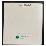 Bulk Baseball Various Years Baseball Card Binder