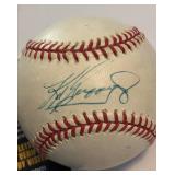 Ken Griffey Jr. Autograph w/ JSA COA Rawlings OALB Brown Baseball
