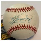 Ken Griffey Jr. Autograph w/ JSA COA Rawlings OALB Brown Baseball