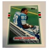 Barry Sanders RC 1989 Topps Traded #83T Rookie Football Card - #2