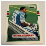 Barry Sanders RC 1989 Topps Traded #83T Rookie Football Card - #4