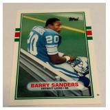 Barry Sanders RC 1989 Topps Traded #83T Rookie Football Card - #6