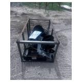 Skid Steer Auger MOWER KING 2026 Unused SSECAG-Y With 3 Bits