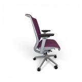 Steelcase Think V2 office chair in Purple with a chrome frame $1100 retail