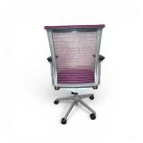 Steelcase Think V2 office chair in Purple with a chrome frame $1100 retail
